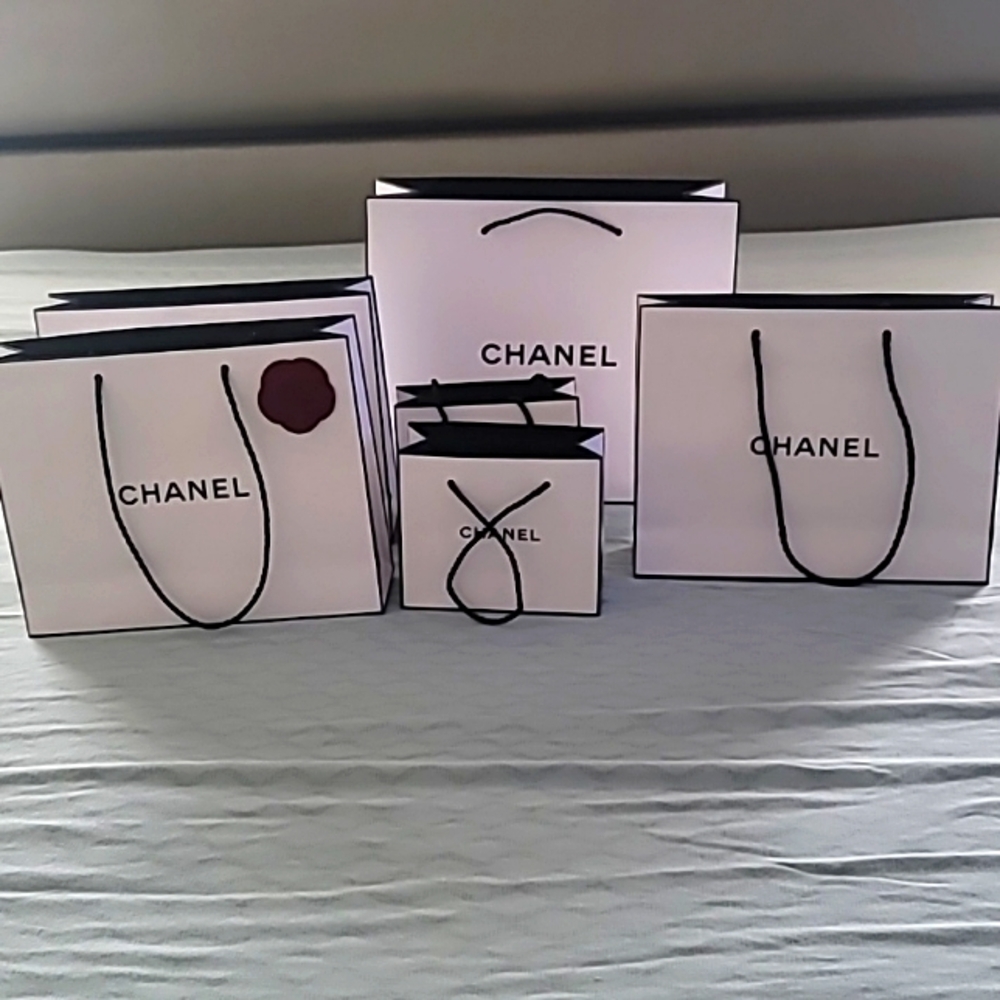 Chanel 6 piece Gift Bag set